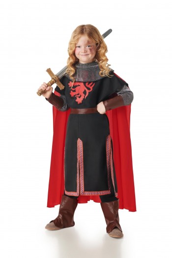 DISFRAZ CABALLERO MEDIEVAL NEGRO UNISEX INFANTIL K8920
