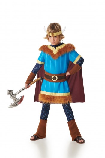 DISFRAZ VIKINGO AZUL UNISEX INFANTIL K8936