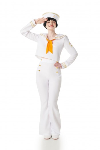 DISFRAZ MARINERA BLANCA PANTALÓN ADULTA K8976