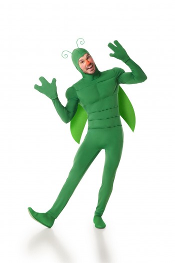 DISFRAZ INSECTO VERDE HOMBRE ADULTO K9034