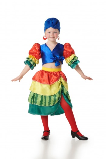 DISFRAZ RUMBERA MULTICOLOR INFANTIL K9049