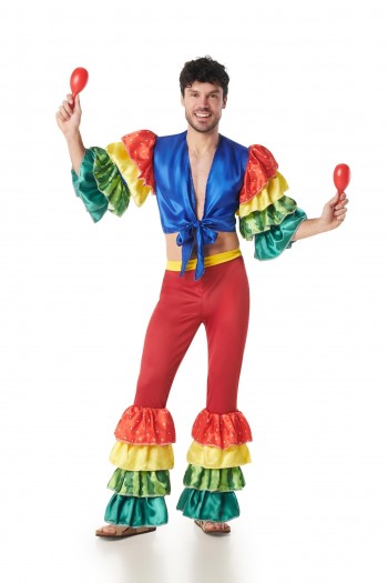 DISFRAZ RUMBERO MULTICOLOR ADULTO K9061