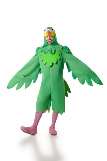 DISFRAZ PÁJARO PAPAGALLO VERDE ADULTO K9089