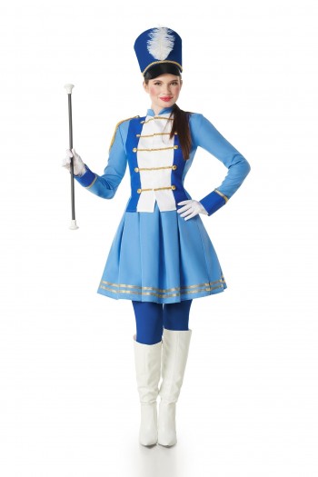 DISFRAZ MAJORETTE AZUL MUJER ADULTA K9194