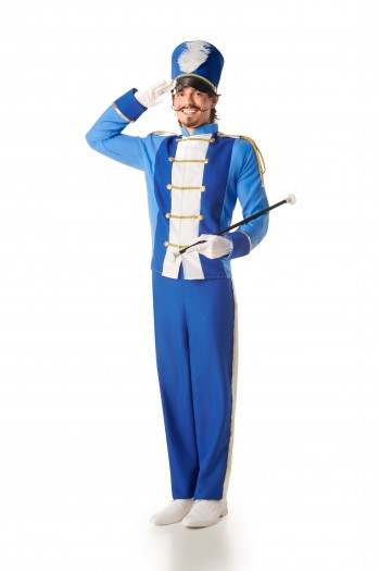 DISFRAZ HOMBRE MAJORETTE AZUL HOMBRE ADULTO K9198