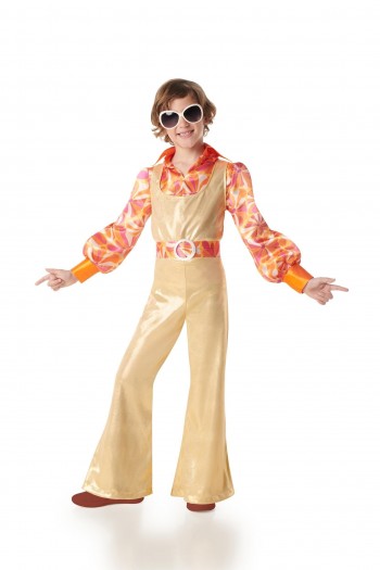 DISFRAZ DISCO DORADO NIÑO AÑOS 70 INFANTIL K9310