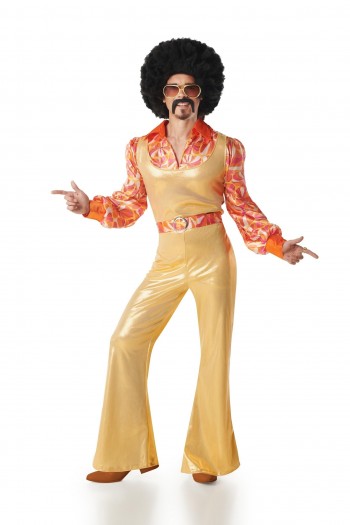 DISFRAZ DISCO DORADO HOMBRE AÑOS70 ADULTO K9314