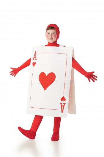 DISFRAZ  CARTA POKER AS DE CORAZONES INFANTIL K9350
