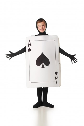 DISFRAZ CARTA POKER AS DE PICAS INFANTIL K9353