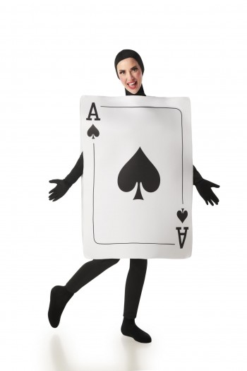 DISFRAZ CARTA POKER AS DE PICAS ADULTO T-ML K9355