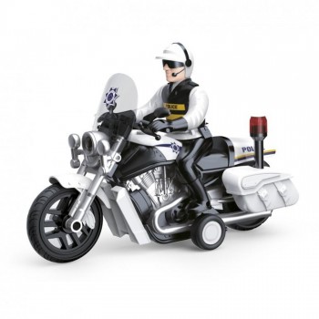 MOTO POLICIA MOVIMIENTO LUZ SONIDO TACHAN