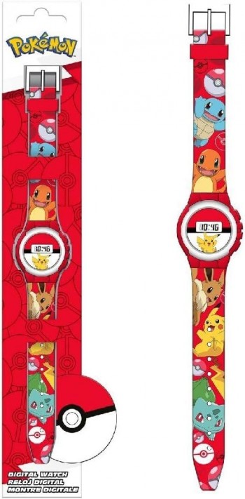 RELOJ DIGITAL POKEMON KIDS POK4374