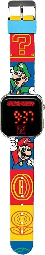 RELOJ DIGITAL LED SUPER MARIO KIDS GSM4236
