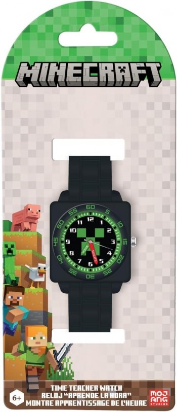 RELOJ ANALOGICO MINECRAFT KIDS MIN9011