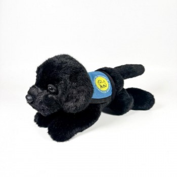 PELUCHE PERRO LABRADOR NEGRO 21 CM BOCALAN