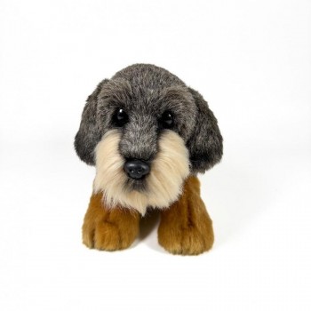 PELUCHE PERRO DACHSHUND TUMBADO 25 CM BOCALAN