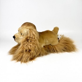 PELUCHE PERRO COCKER SPANIEL TUMBADO 25 CM BOCALAN