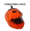 FUNDA DE CASCO MOTERO HALLOWEEN CALABAZA