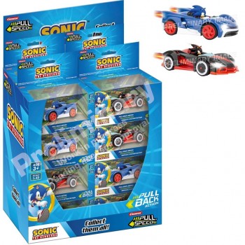 COCHE RETROFRICCION SONIC SCALA 1,43 SONIC STAR CARRERA